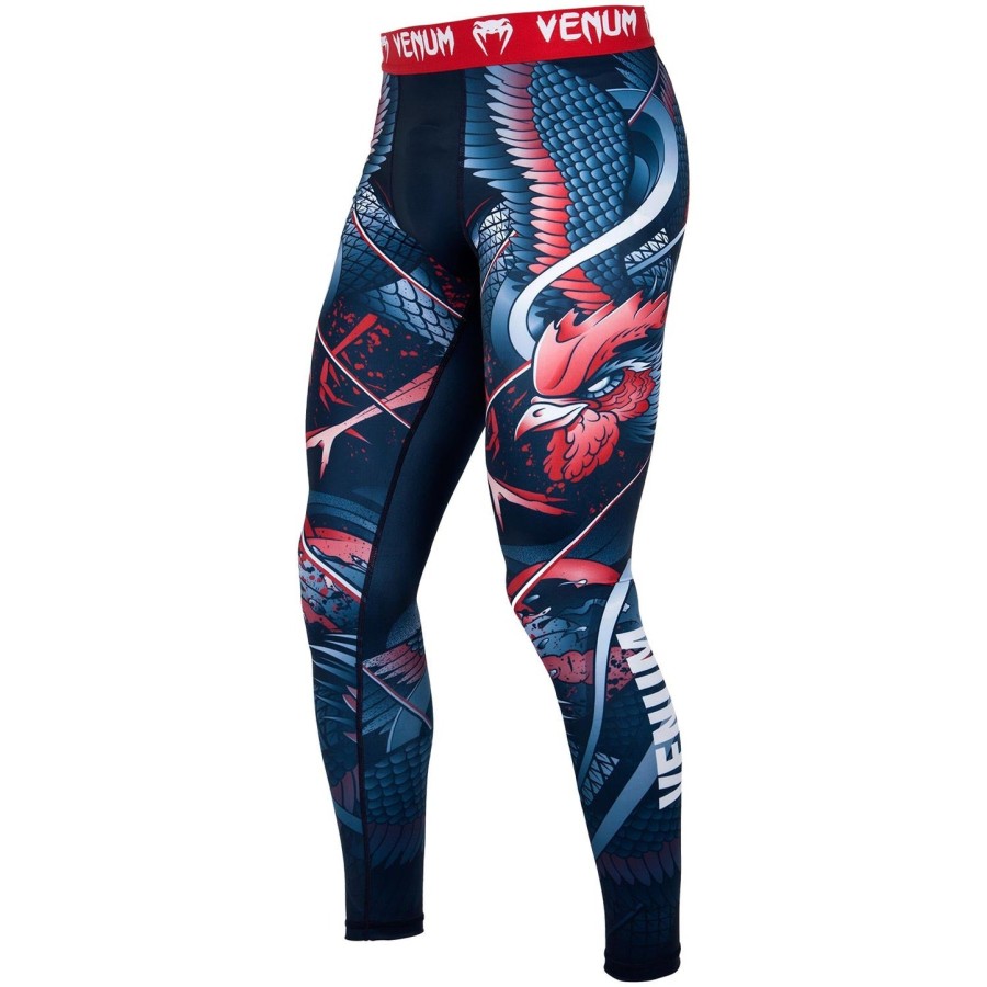venum rooster kompressionsstrumpfhose – marineblauorange