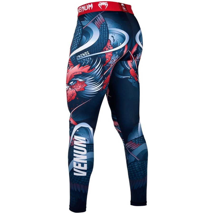 venum rooster kompressionsstrumpfhose – marineblauorange