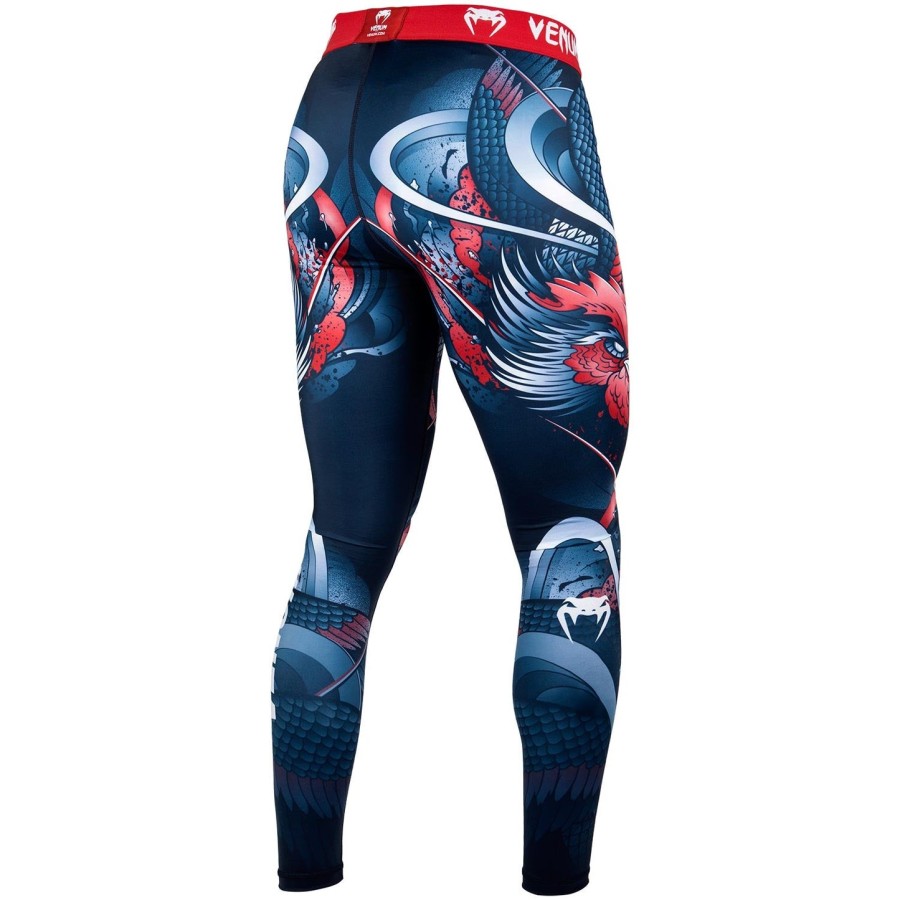 venum rooster kompressionsstrumpfhose – marineblauorange