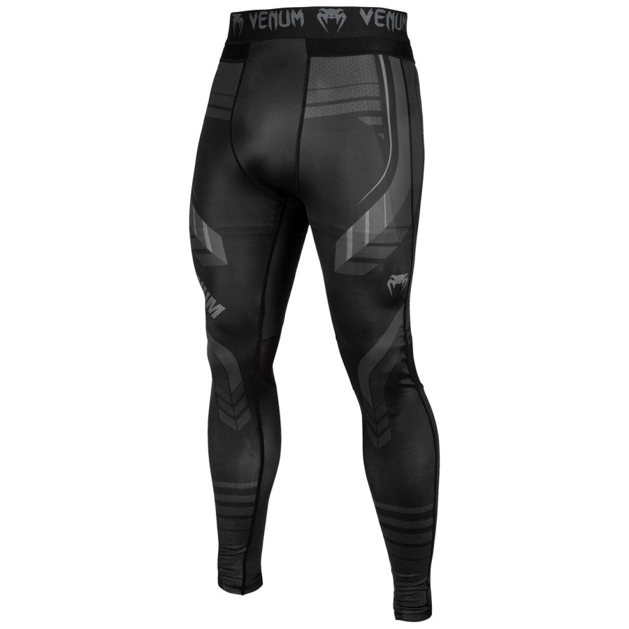venum technical 2.0 kompressionsstrumpfhose – schwarzschwarz