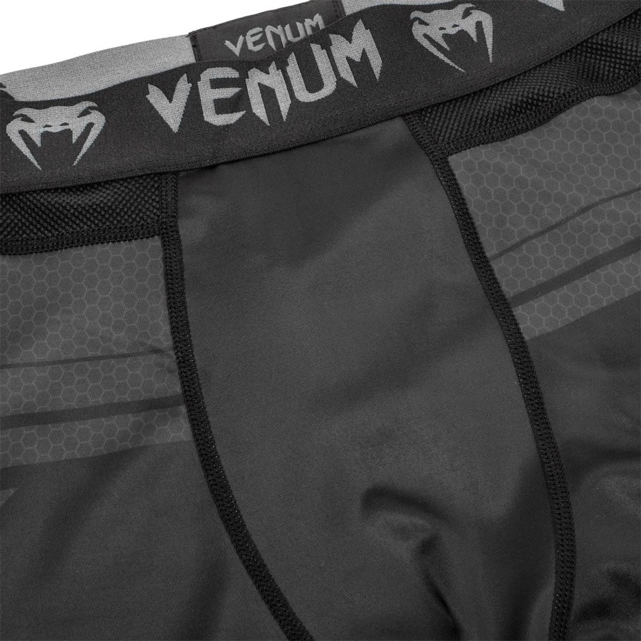 venum technical 2.0 kompressionsstrumpfhose – schwarzschwarz