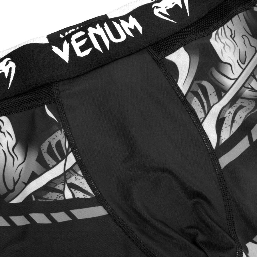 venum devil kompressionsstrumpfhose – weißschwarz