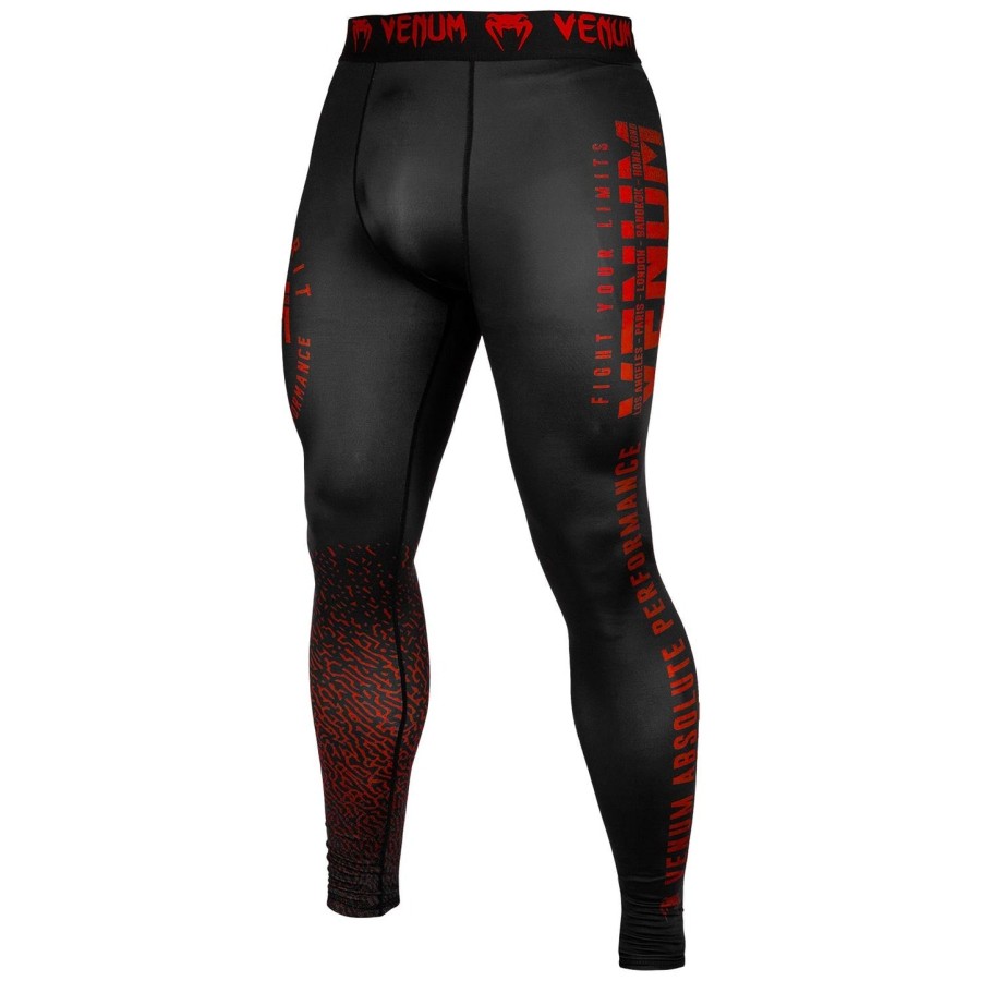 venum signature kompressionsstrumpfhose – schwarzrot