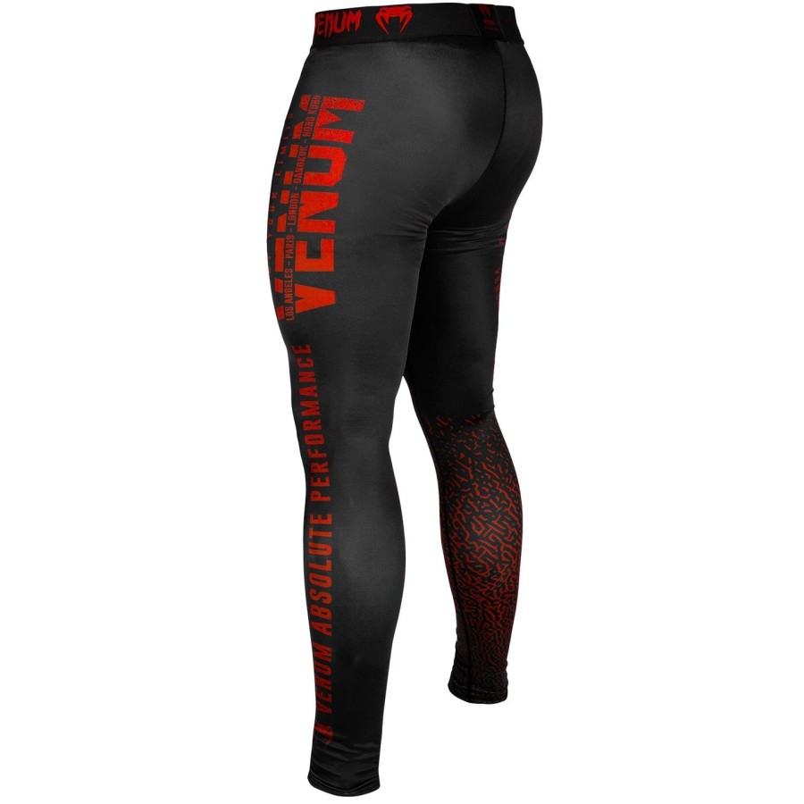 venum signature kompressionsstrumpfhose – schwarzrot