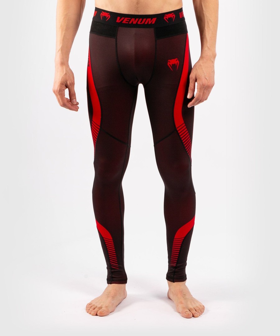 venum nogi 3.0 kompressionsstrumpfhose – schwarzrot