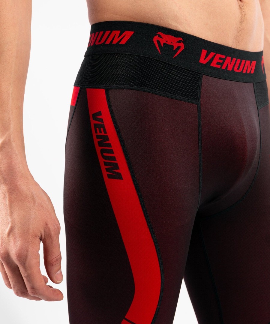 venum nogi 3.0 kompressionsstrumpfhose – schwarzrot