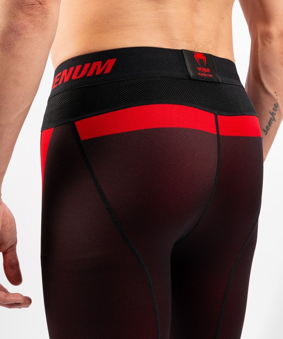 venum nogi 3.0 kompressionsstrumpfhose – schwarzrot