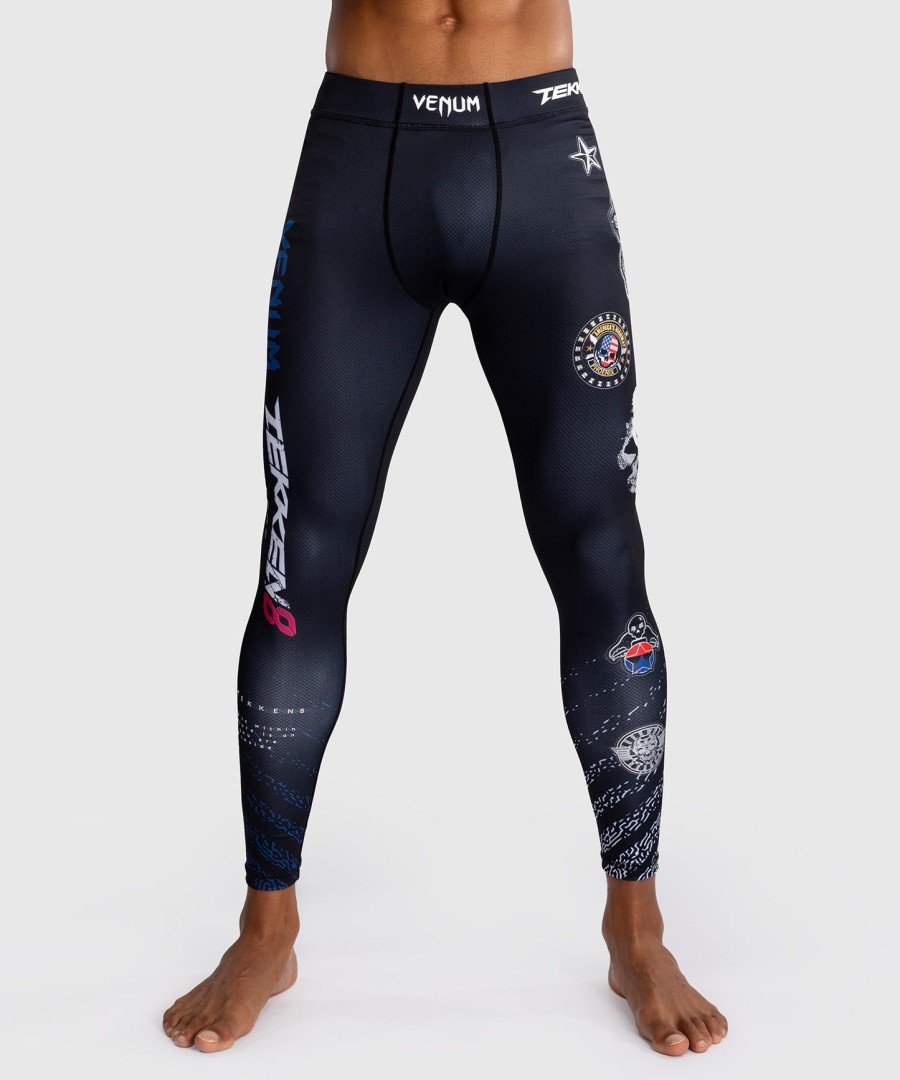 venum x tekken 8 - paul phoenix spats - schwarzblau