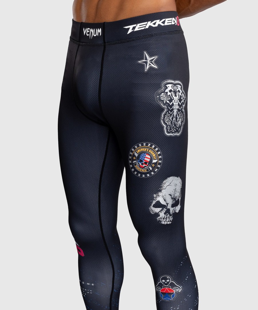 venum x tekken 8 - paul phoenix spats - schwarzblau