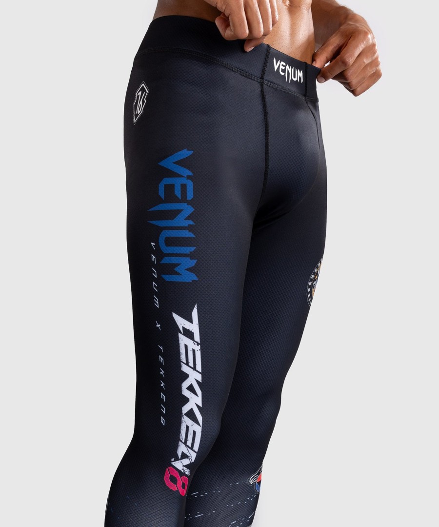 venum x tekken 8 - paul phoenix spats - schwarzblau