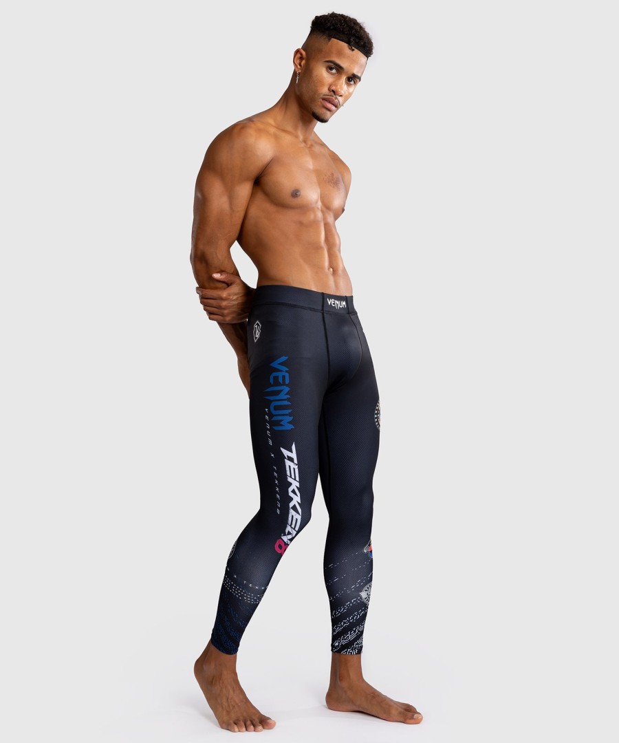 venum x tekken 8 - paul phoenix spats - schwarzblau
