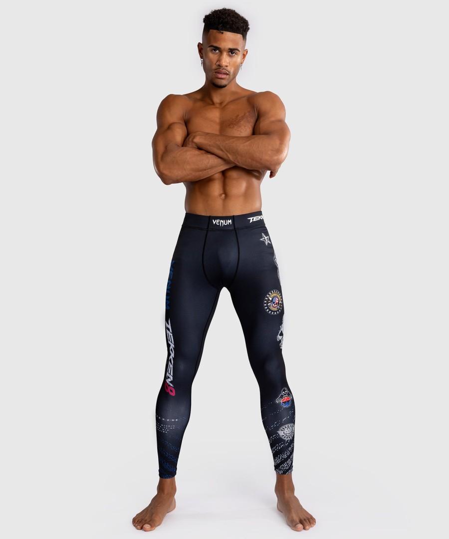 venum x tekken 8 - paul phoenix spats - schwarzblau
