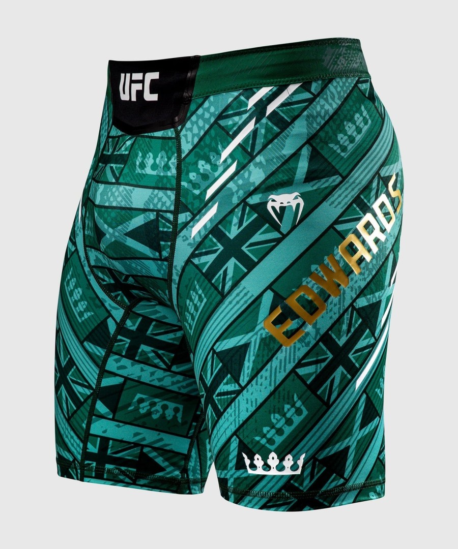 herren ufc unrivaled by venum green leon edwards vale tudo short