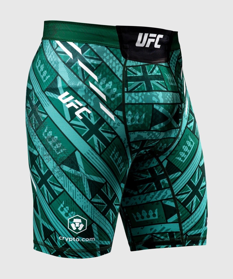 herren ufc unrivaled by venum green leon edwards vale tudo short