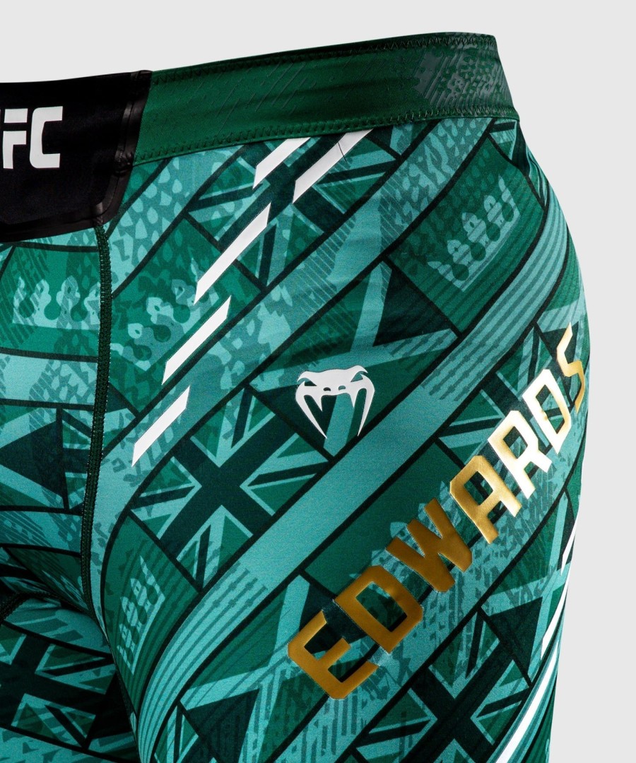 herren ufc unrivaled by venum green leon edwards vale tudo short