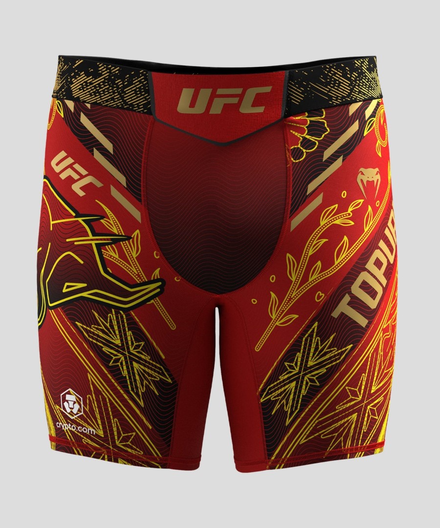 herren ufc unrivaled by venum red ilia topuria vale tudo short