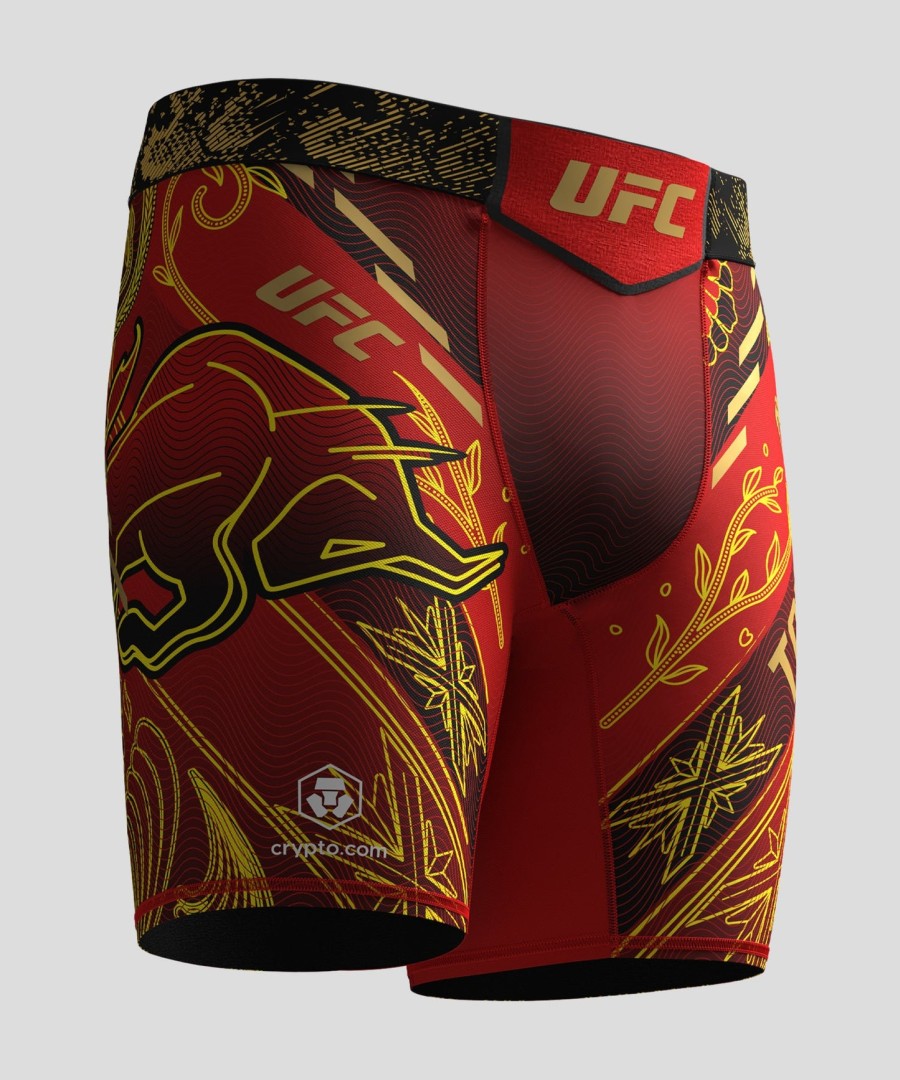 herren ufc unrivaled by venum red ilia topuria vale tudo short
