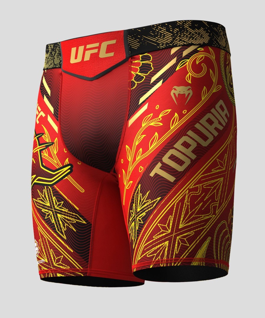 herren ufc unrivaled by venum red ilia topuria vale tudo short