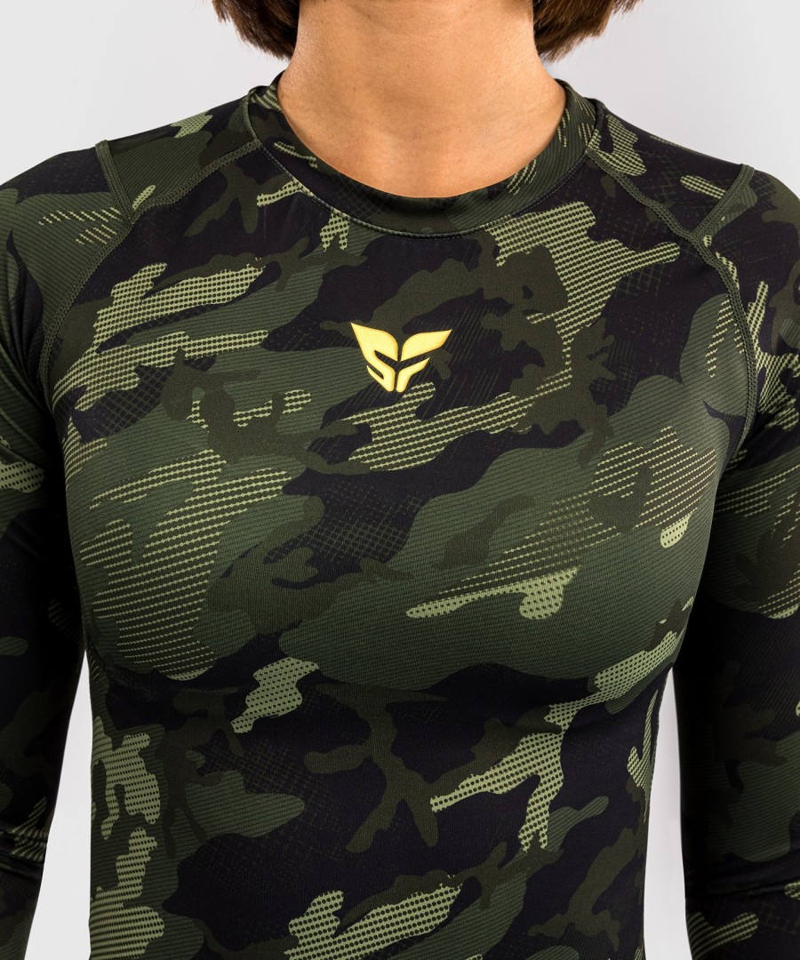 venum x sophia rose damen langarm-rashguard - waldtarnmuster