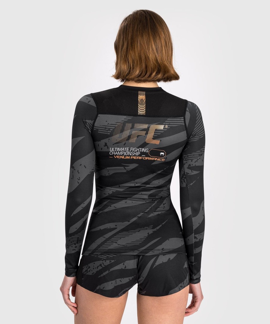 ufc adrenaline by venum fight week damen performance langarm-rashguard – urban camo