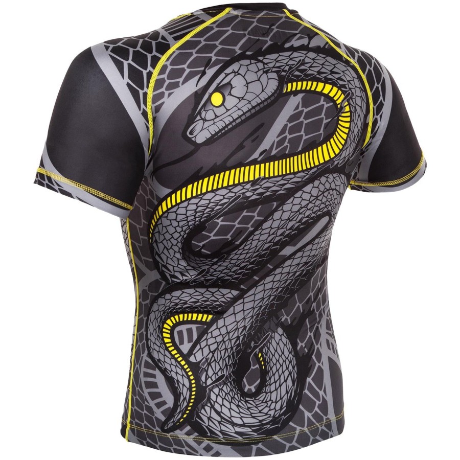 venum snaker rashguard – kurzarm – schwarzgelb