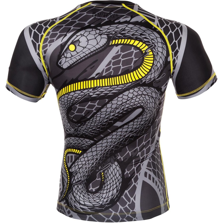 venum snaker rashguard – kurzarm – schwarzgelb