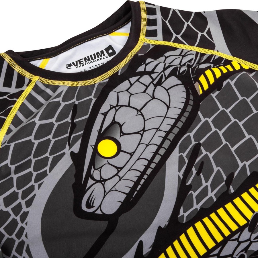 venum snaker rashguard – kurzarm – schwarzgelb