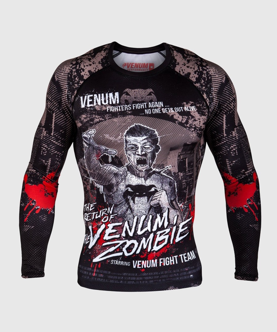 venum zombie return rashguard – langarm – schwarz
