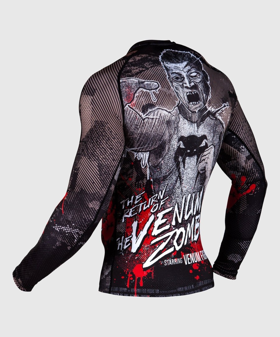 venum zombie return rashguard – langarm – schwarz