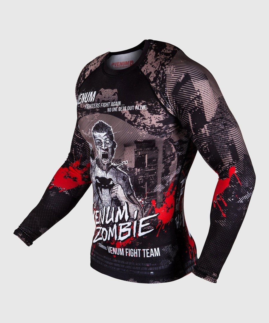 venum zombie return rashguard – langarm – schwarz