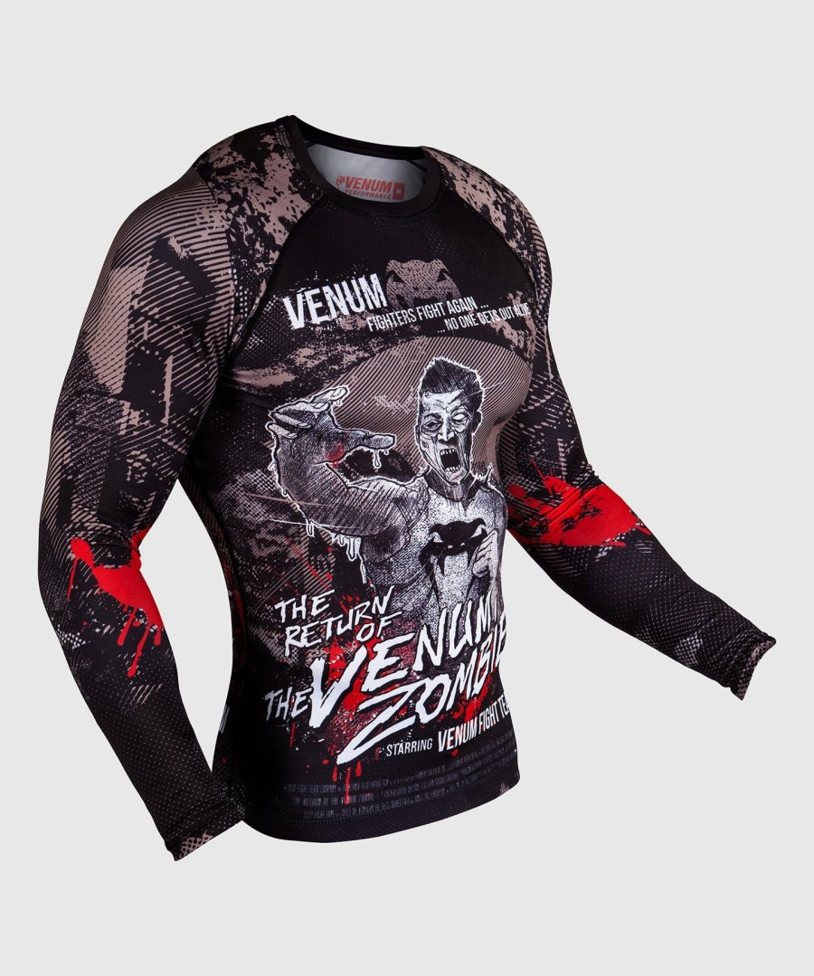 venum zombie return rashguard – langarm – schwarz