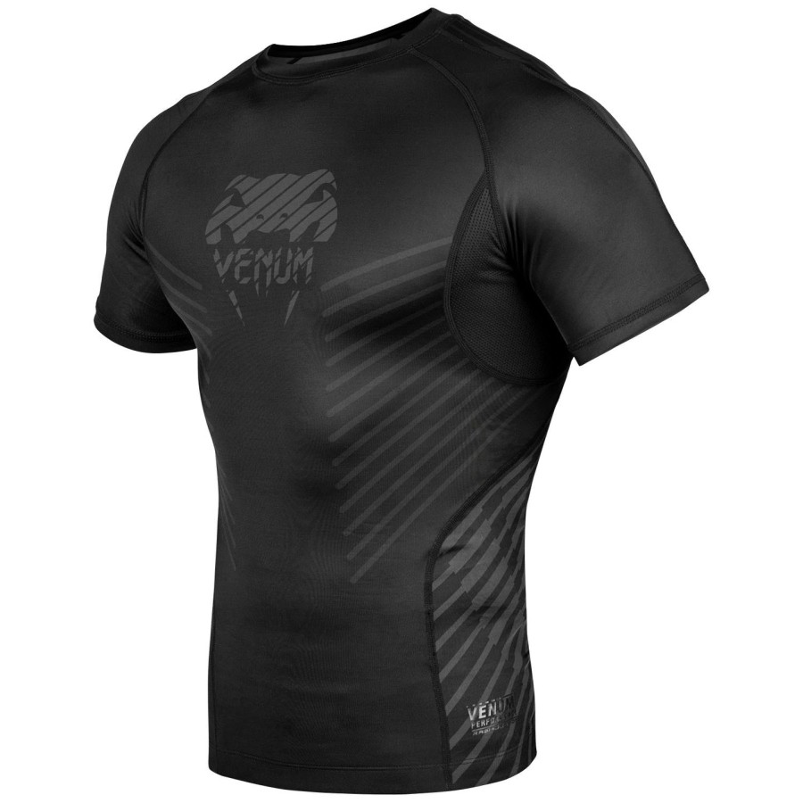 venum plasma rashguard – kurzarm – schwarzschwarz