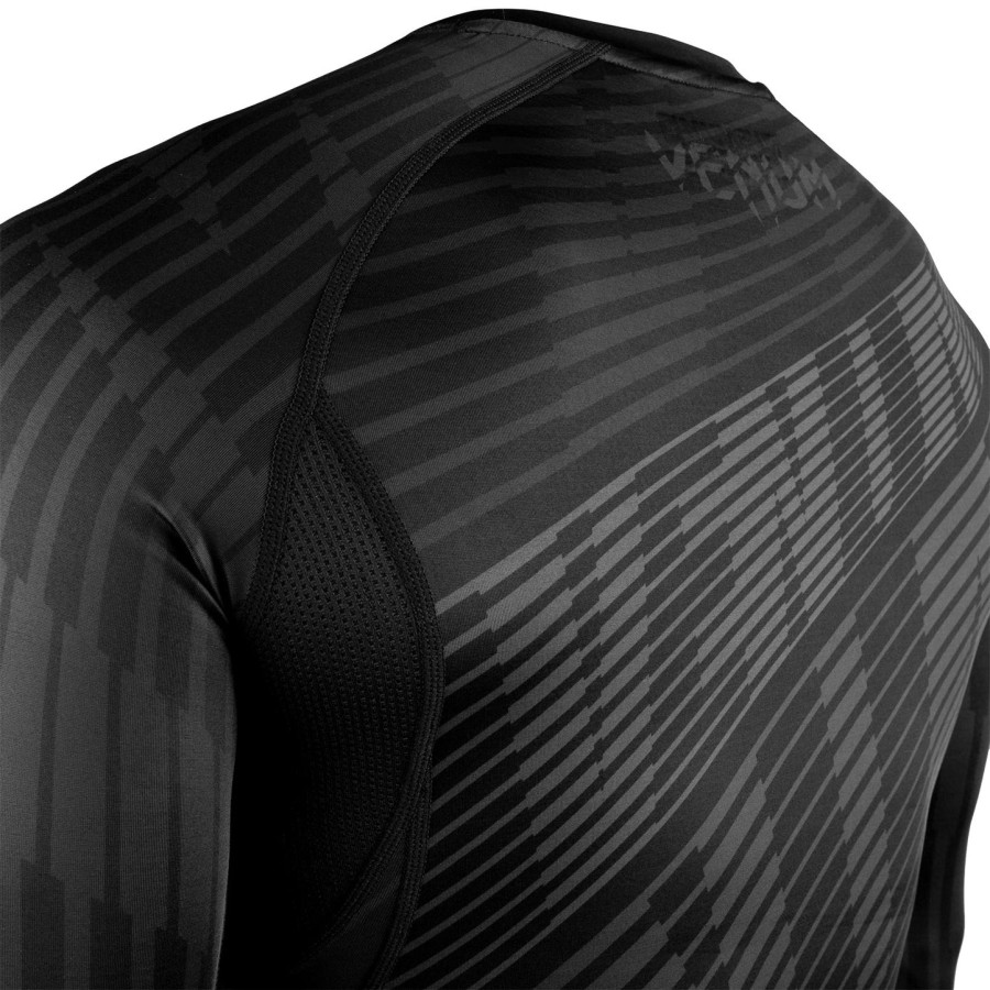 venum plasma rashguard – kurzarm – schwarzschwarz