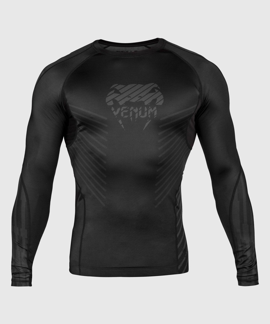 venum plasma rashguard - langarm - schwarzschwarz
