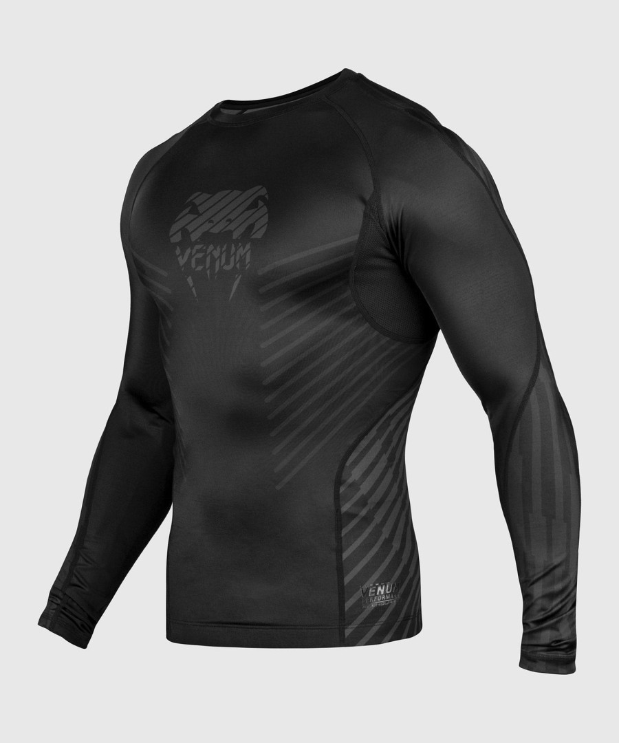 venum plasma rashguard - langarm - schwarzschwarz