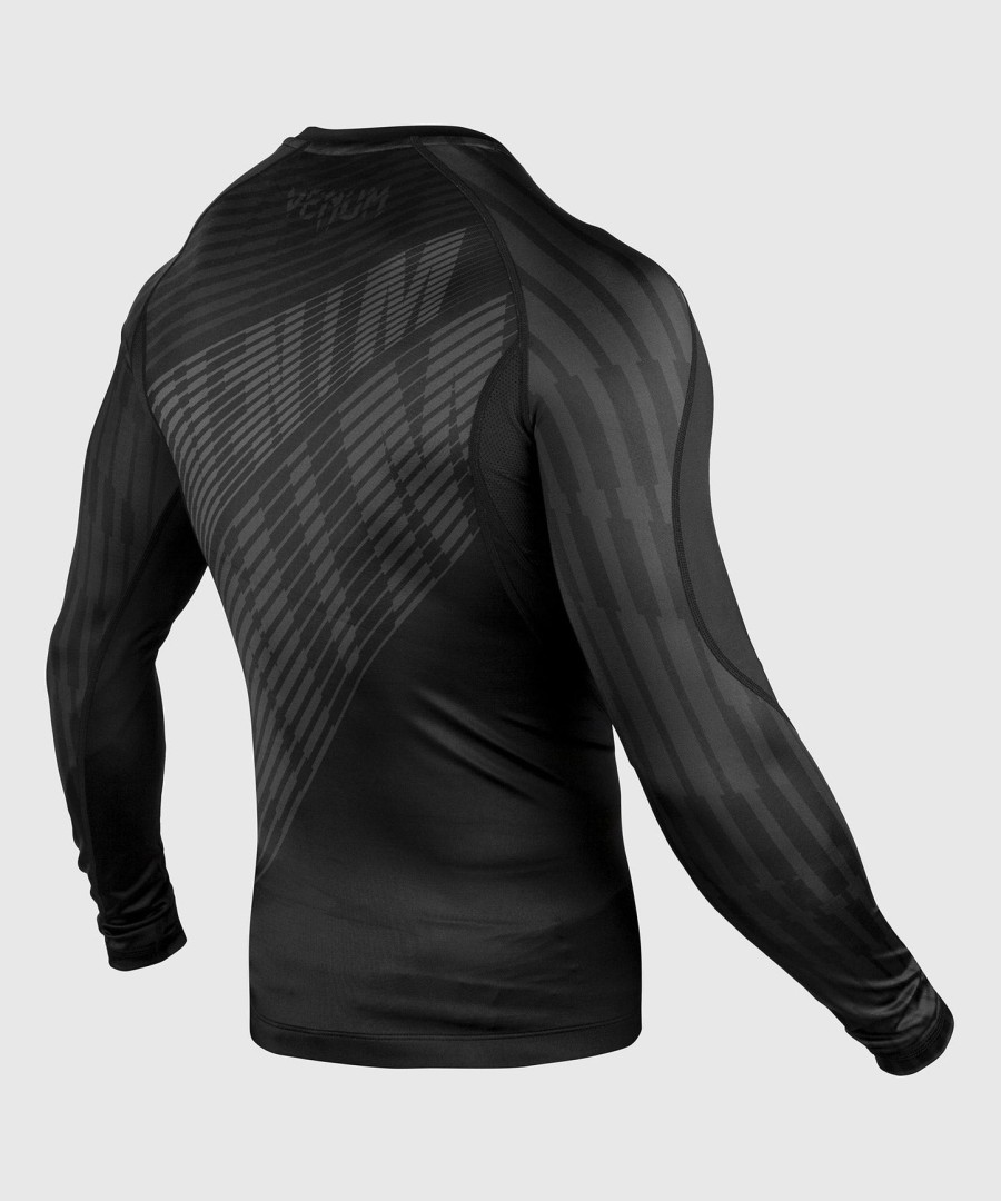 venum plasma rashguard - langarm - schwarzschwarz
