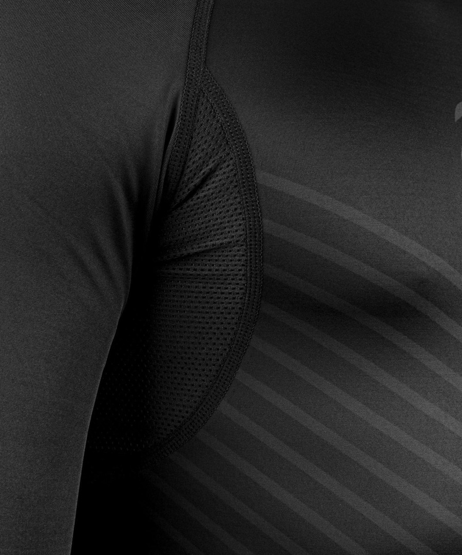 venum plasma rashguard - langarm - schwarzschwarz