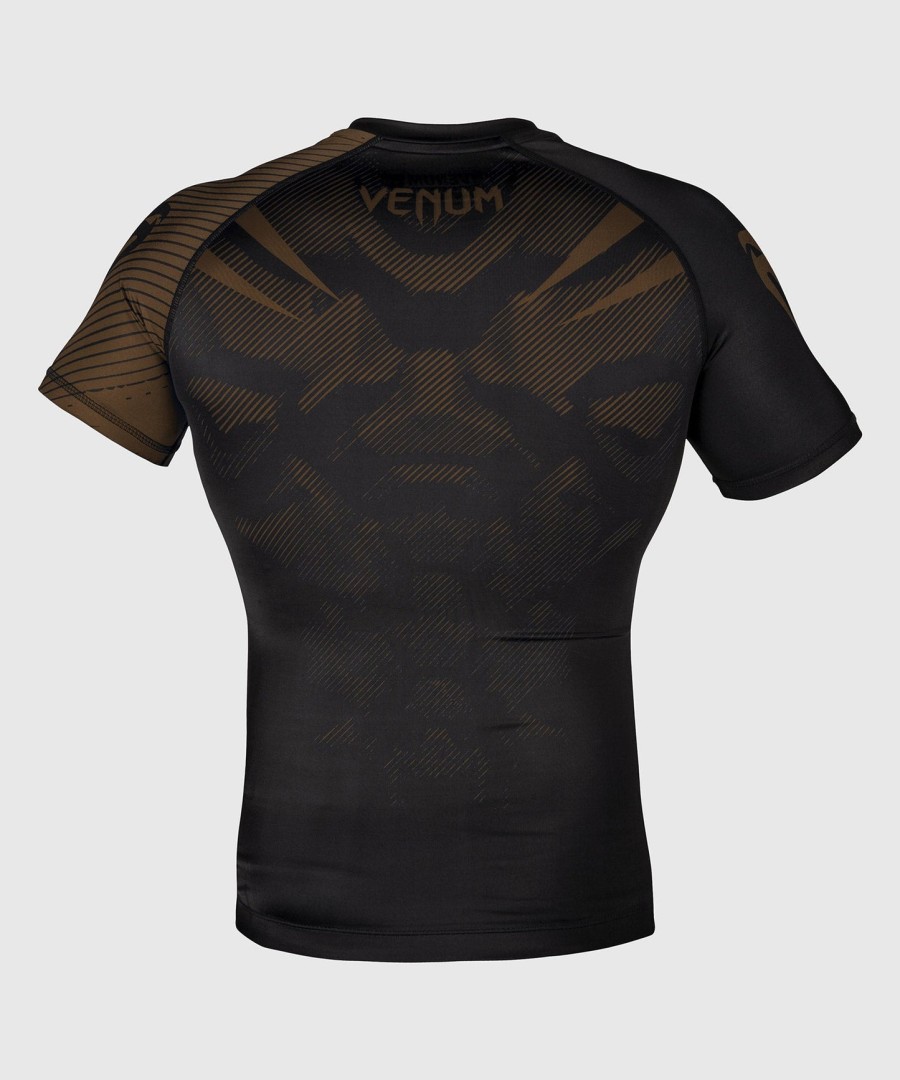 venum nogi 2.0 rashguard - kurzarm - schwarzbraun
