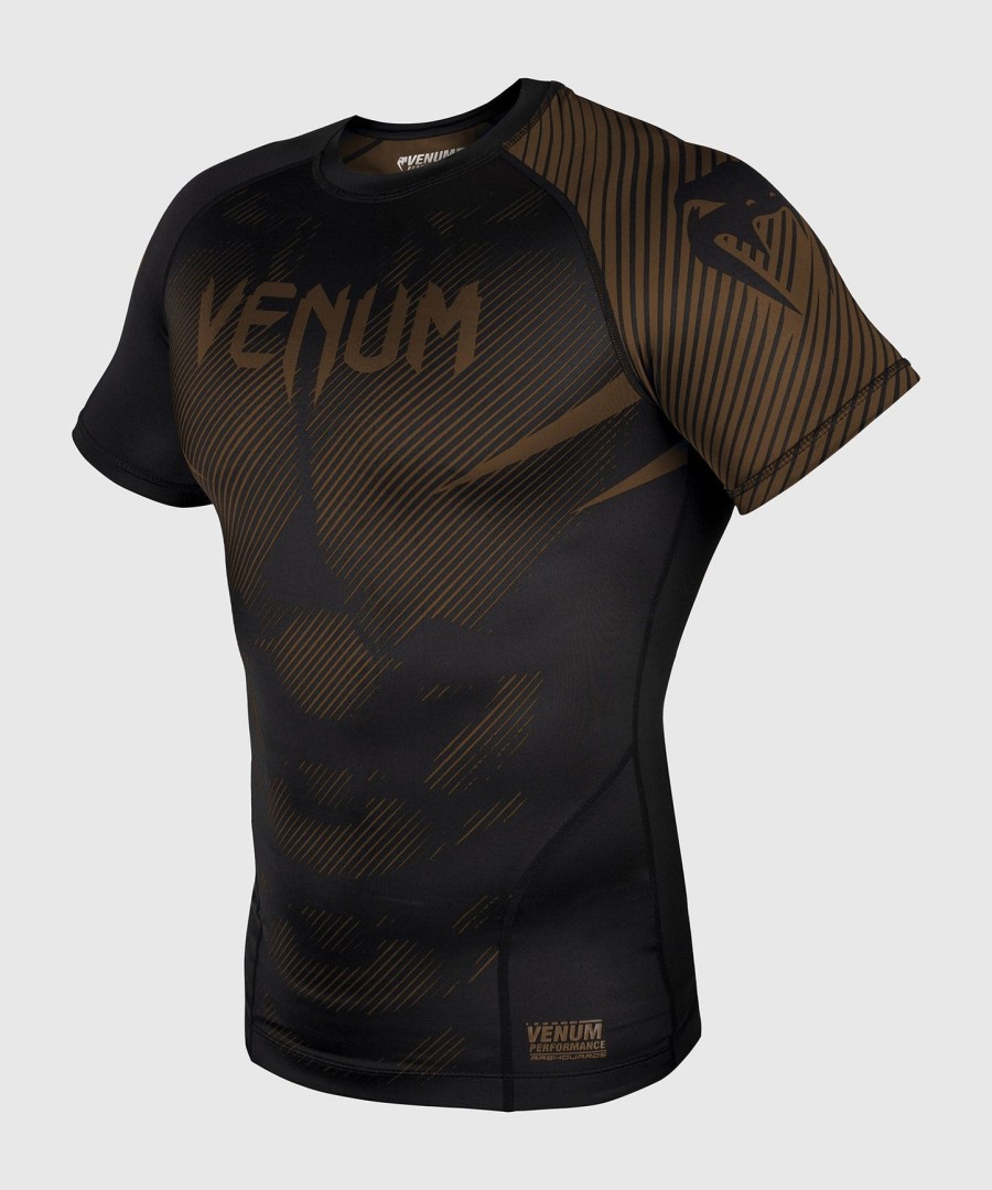 venum nogi 2.0 rashguard - kurzarm - schwarzbraun