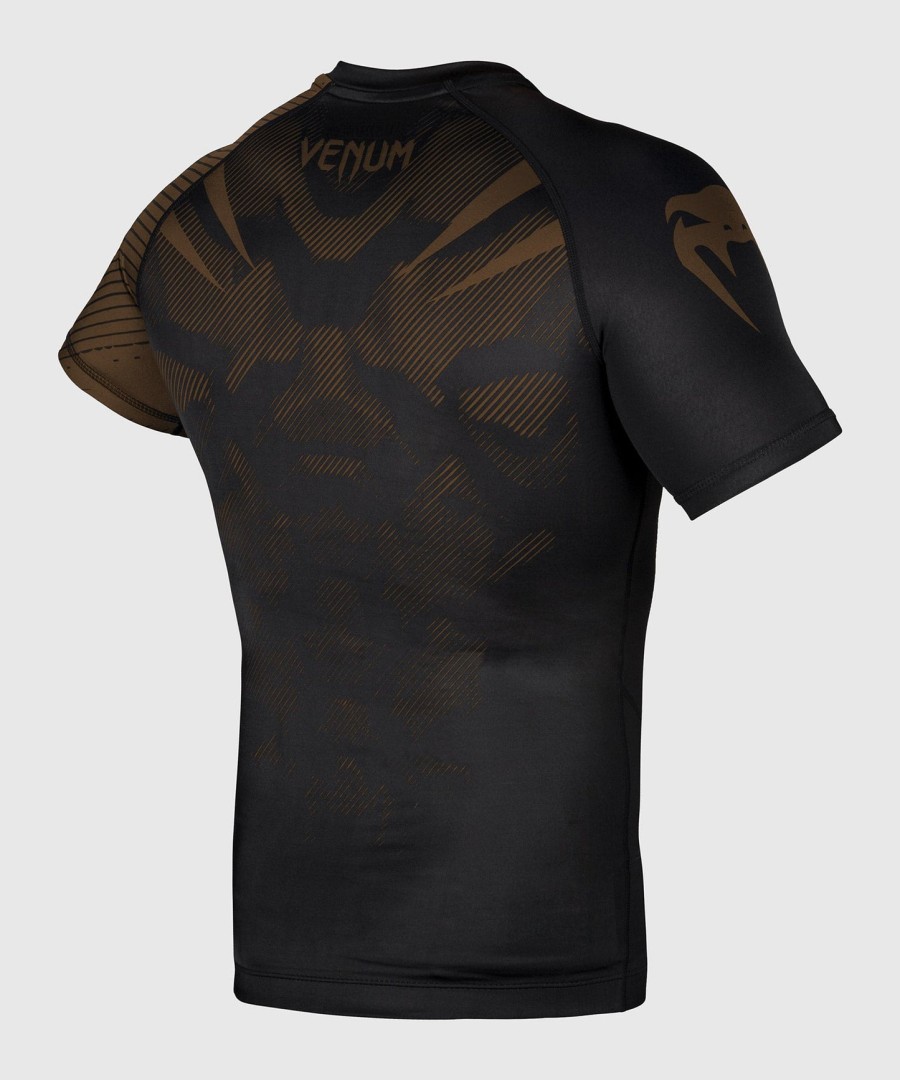venum nogi 2.0 rashguard - kurzarm - schwarzbraun