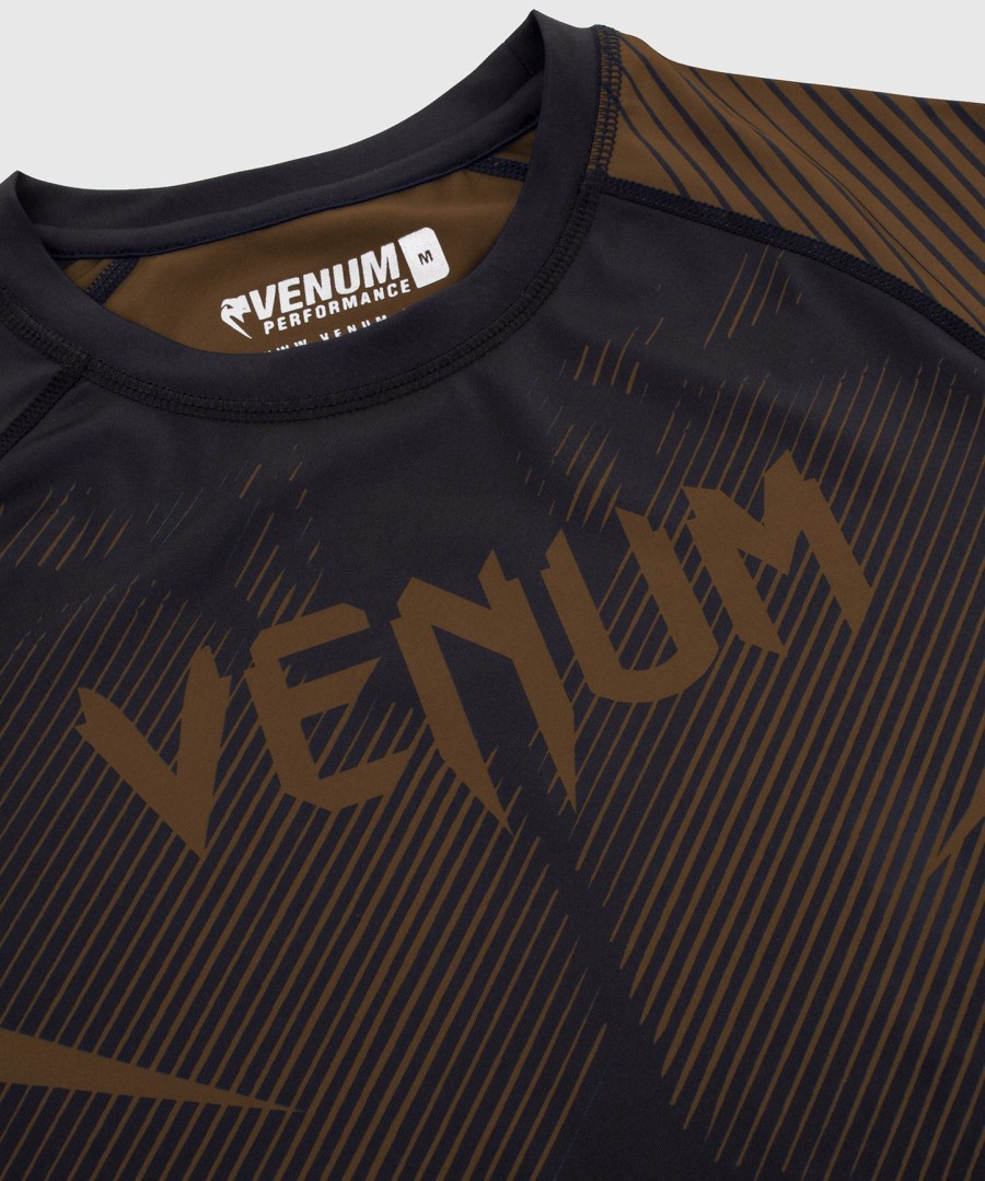 venum nogi 2.0 rashguard - kurzarm - schwarzbraun
