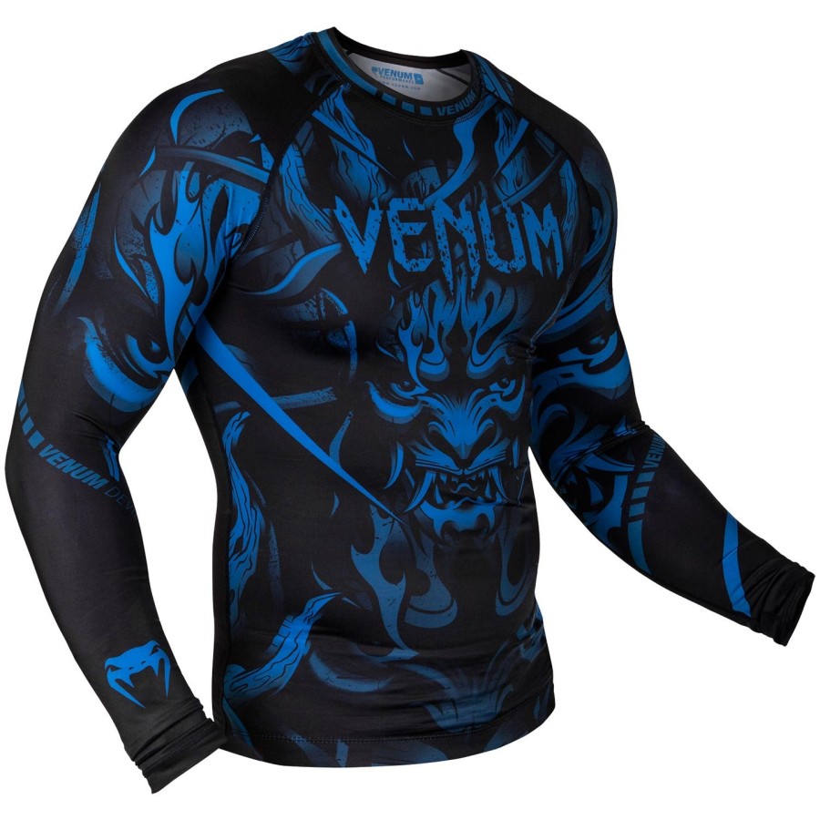 venum devil rashguard – langarm – marineblauschwarz