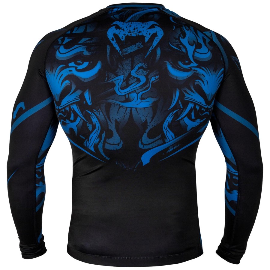 venum devil rashguard – langarm – marineblauschwarz