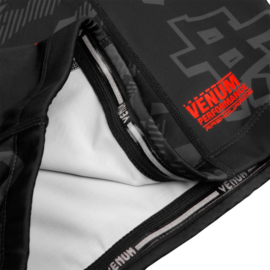 venum okinawa 2.0 rashguard – langarm – schwarzrot