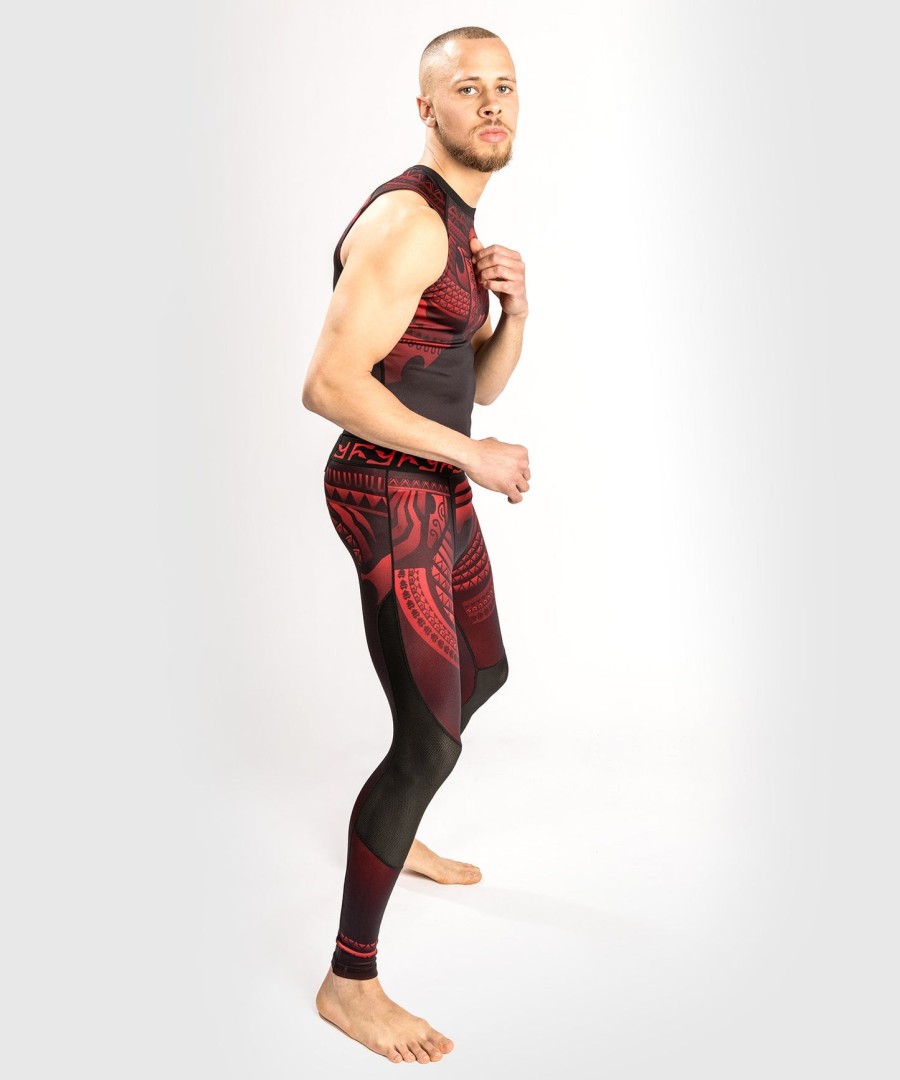 venum nakahi rashguard - Ärmellos - schwarzrot