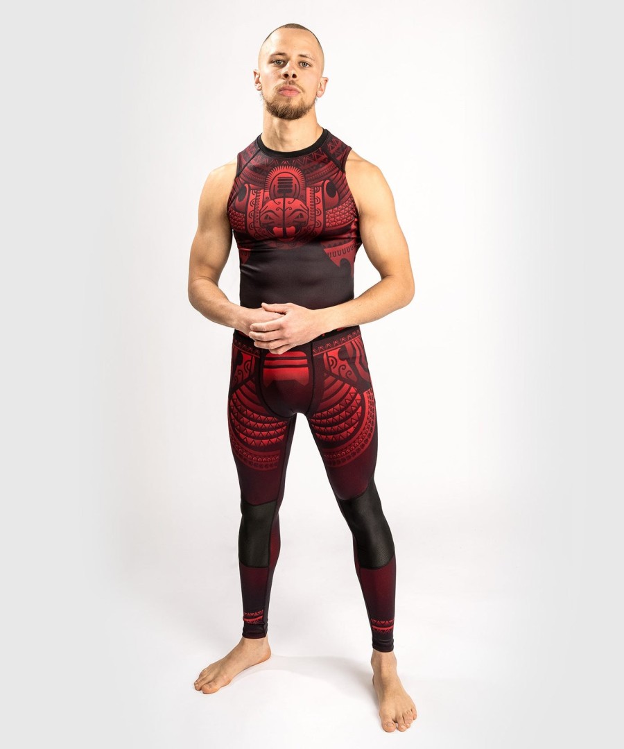 venum nakahi rashguard - Ärmellos - schwarzrot