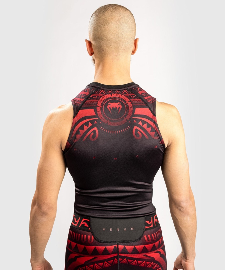 venum nakahi rashguard - Ärmellos - schwarzrot