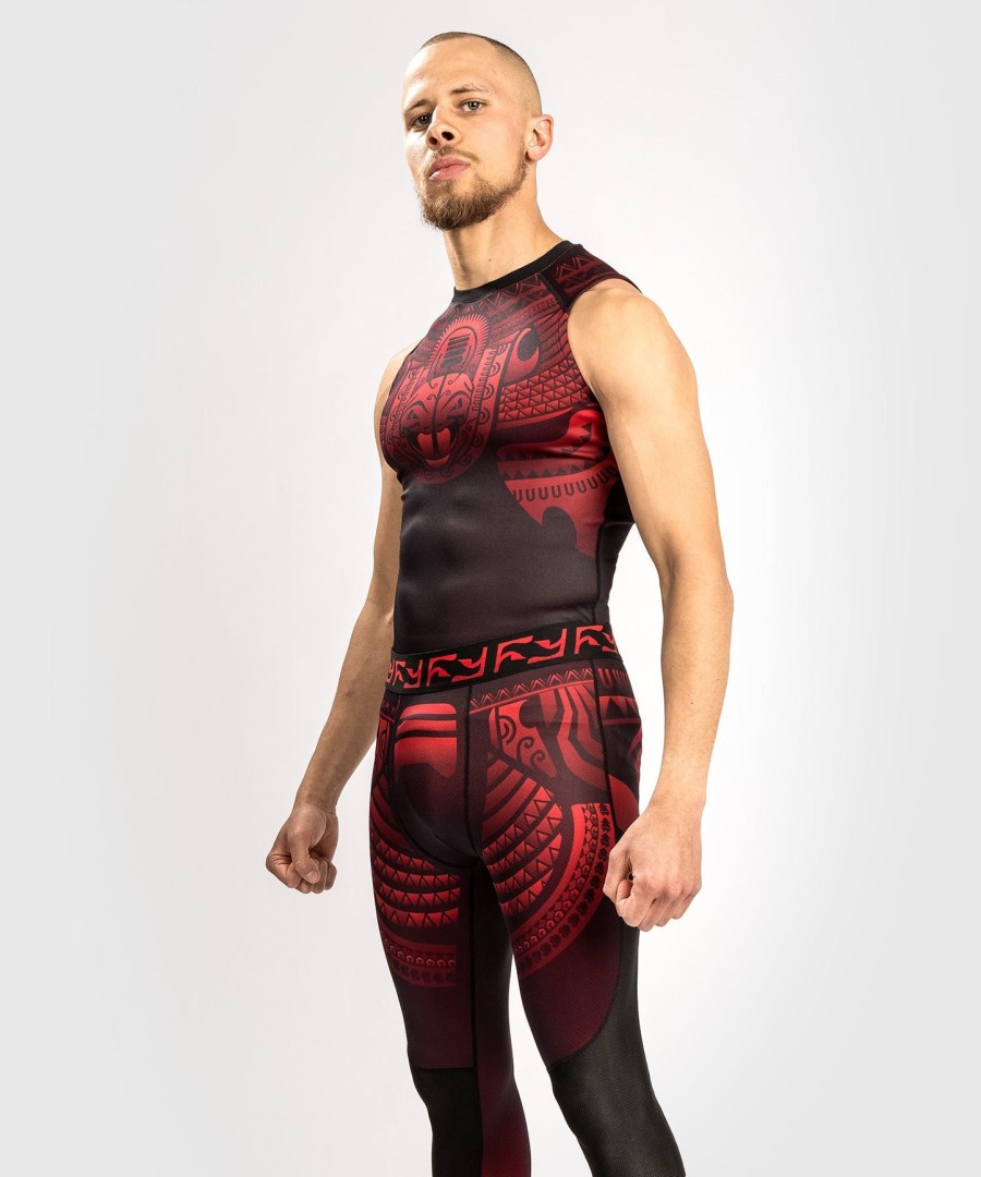 venum nakahi rashguard - Ärmellos - schwarzrot