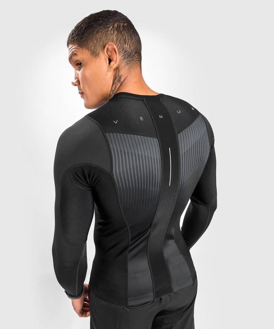 venum biomecha rashguard langarm - schwarzgrau