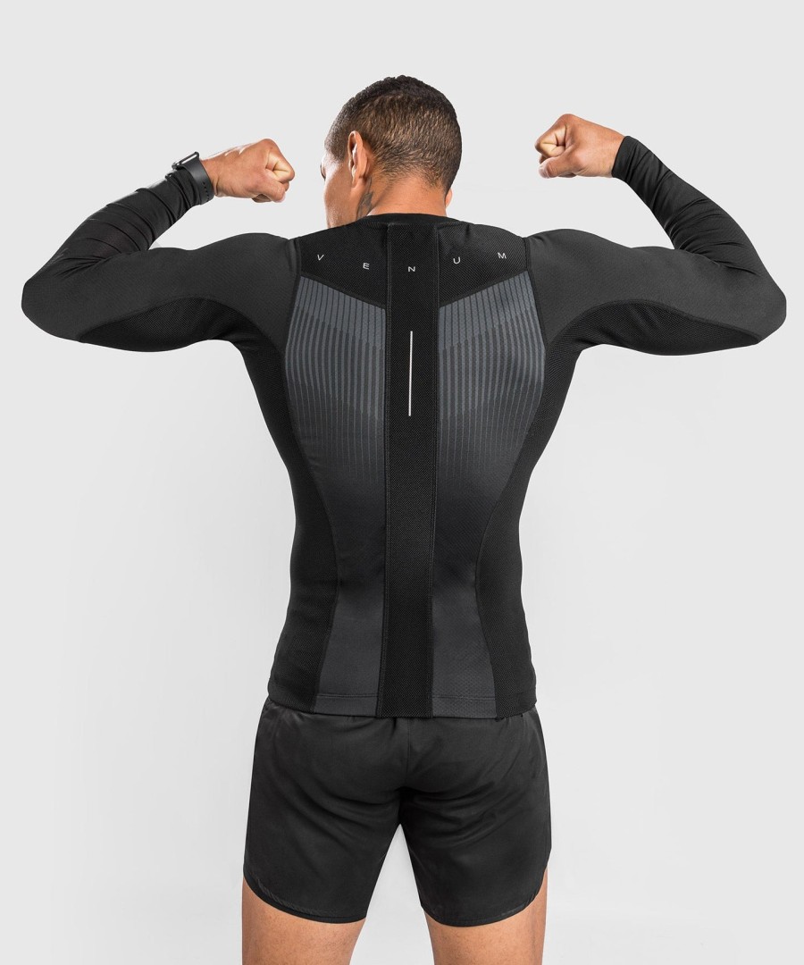 venum biomecha rashguard langarm - schwarzgrau